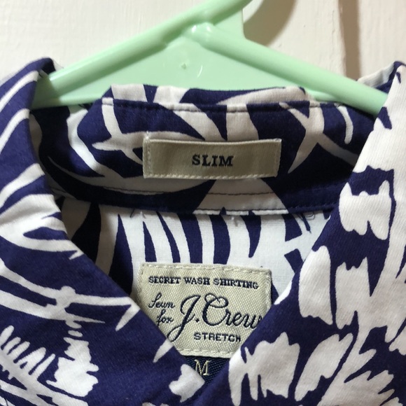 Palm tree slim medium button up - Picture 2 of 2